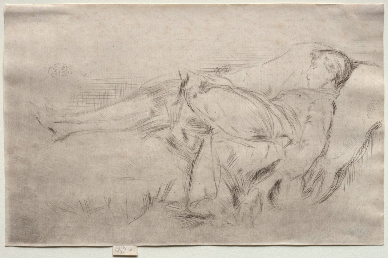 Dziecko na kanapie, nr 2 autorstwa James McNeill Whistler