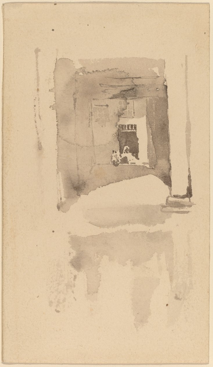Drzwi w Ajaccio autorstwa James Abbott McNeill Whistler