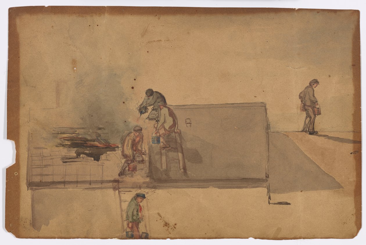 Pożar w Pomfret autorstwa James Abbott McNeill Whistler