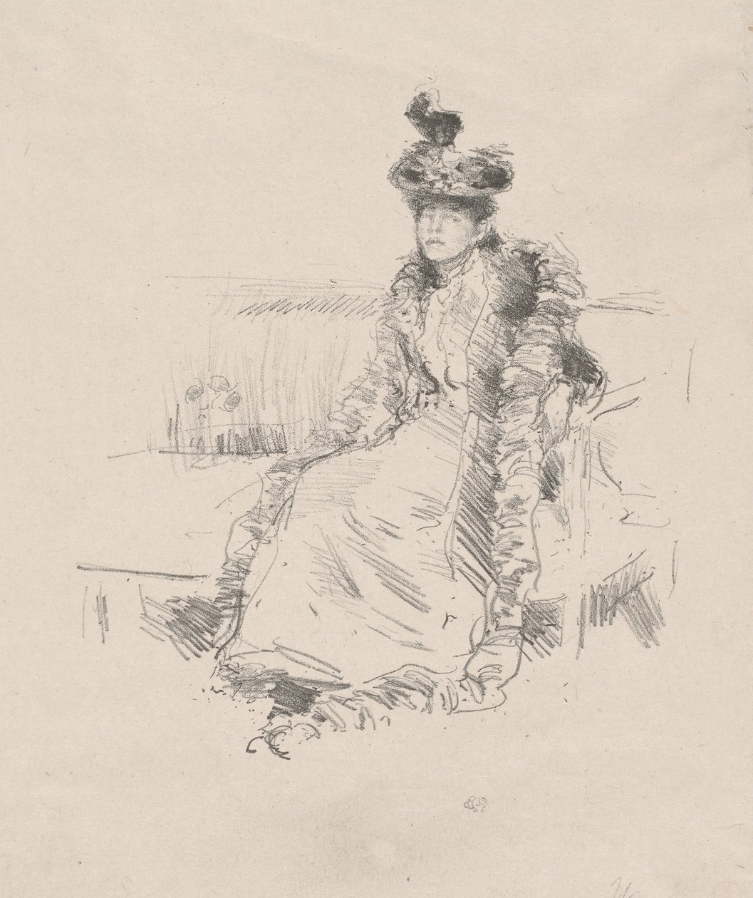 Siedząca Pani autorstwa James Abbott McNeill Whistler