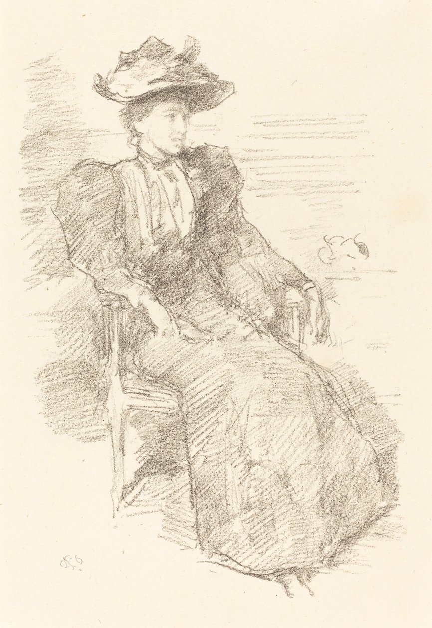 Portret: Mildred Howells autorstwa James Abbott McNeill Whistler