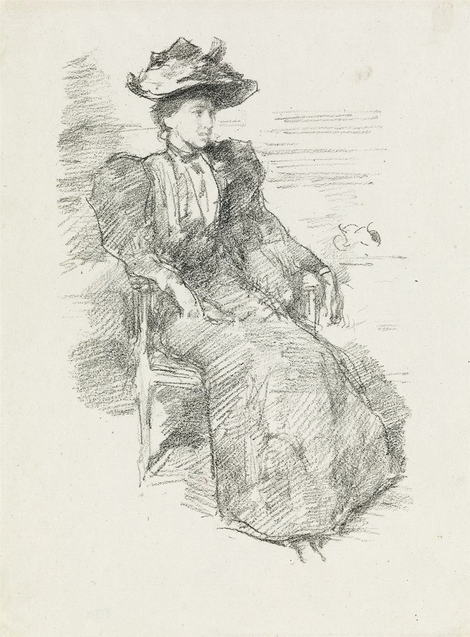 Portret: Mildred Howells autorstwa James Abbott McNeill Whistler