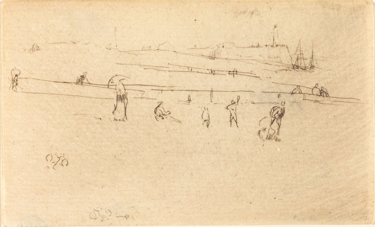 Szkic w Dieppe autorstwa James Abbott McNeill Whistler