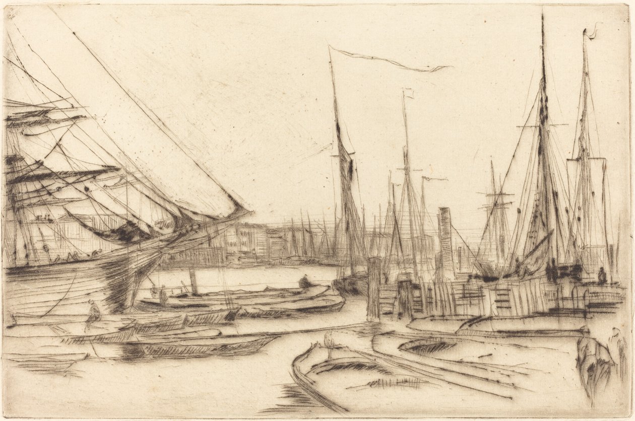 Szkic z Billingsgate autorstwa James Abbott McNeill Whistler