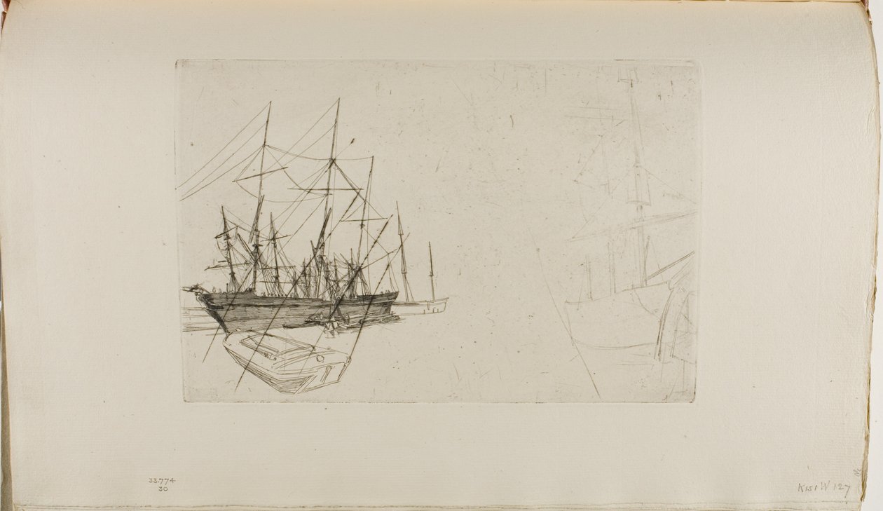 Szkic żeglugi autorstwa James Abbott McNeill Whistler