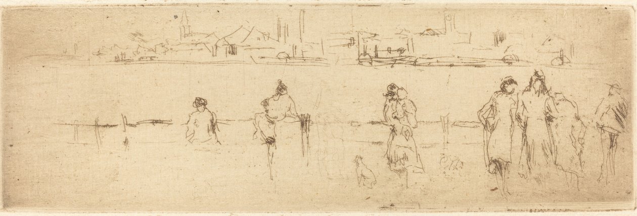 Szkic na nabrzeżu autorstwa James Abbott McNeill Whistler