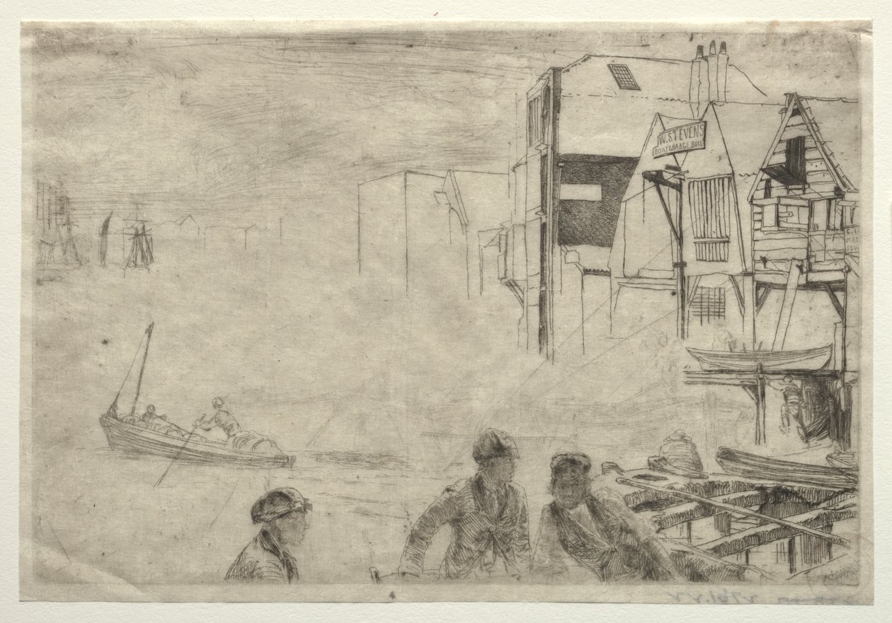 Nabrzeże autorstwa James McNeill Whistler
