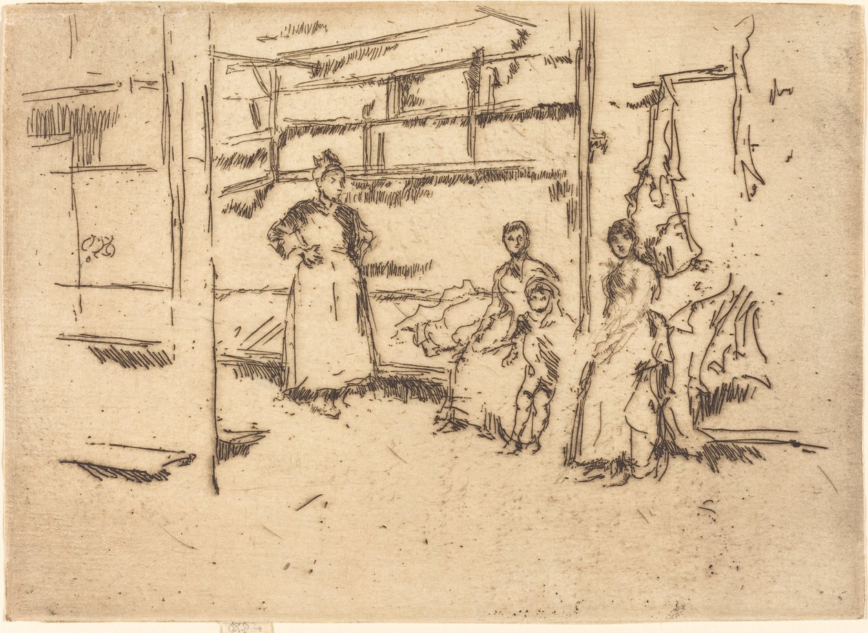 Po sprzedaży, Hounsditch autorstwa James Abbott McNeill Whistler