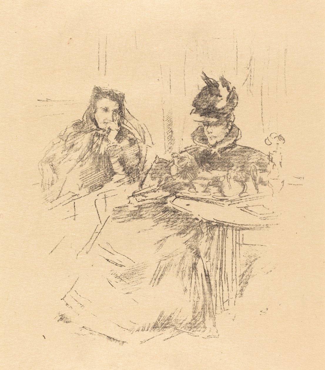 Popołudniowa herbata autorstwa James Abbott McNeill Whistler