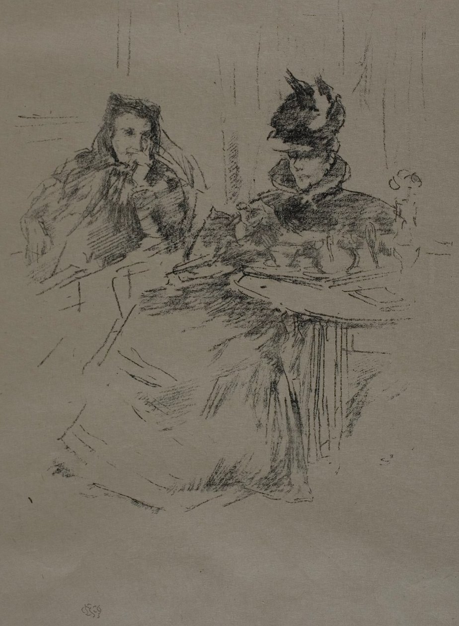 Popołudniowa herbata autorstwa James Abbott McNeill Whistler