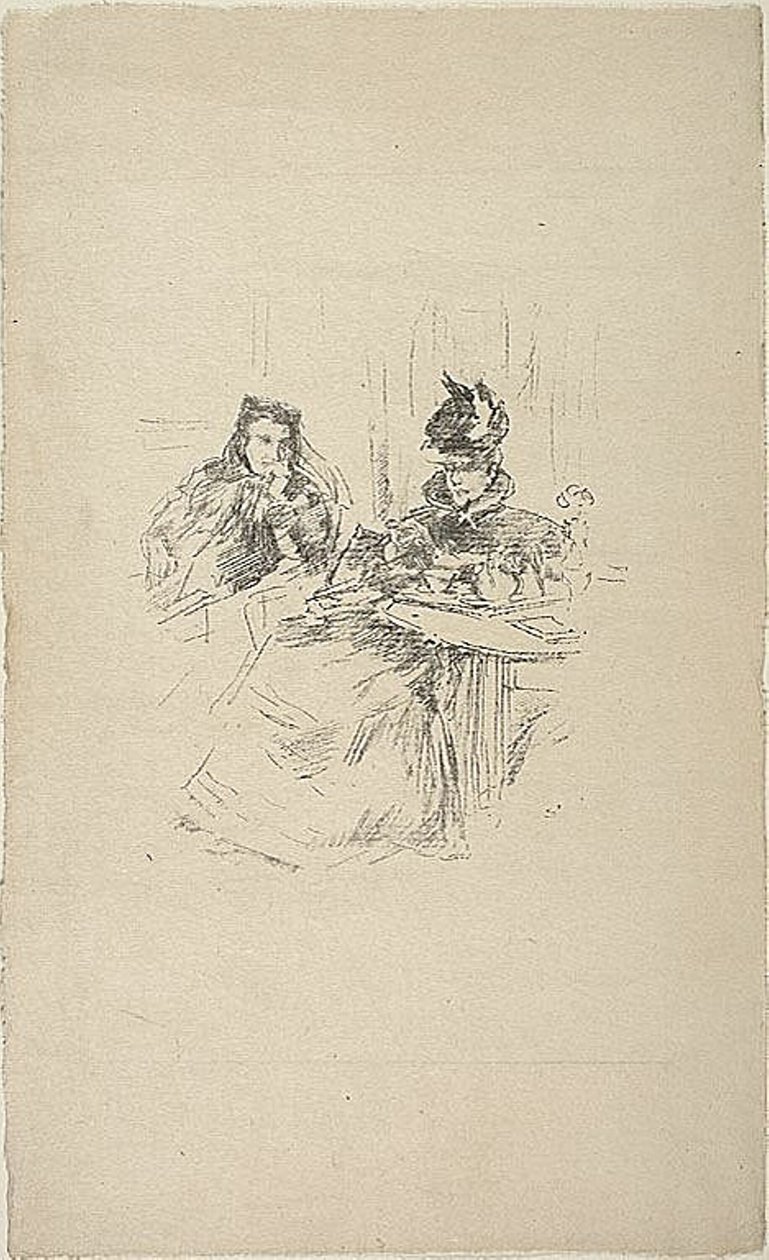 Popołudniowa herbata autorstwa James Abbott McNeill Whistler