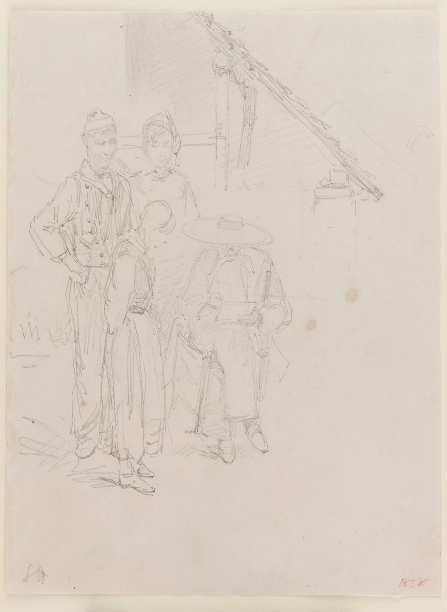 Artysta szkicujący autorstwa James Abbott McNeill Whistler
