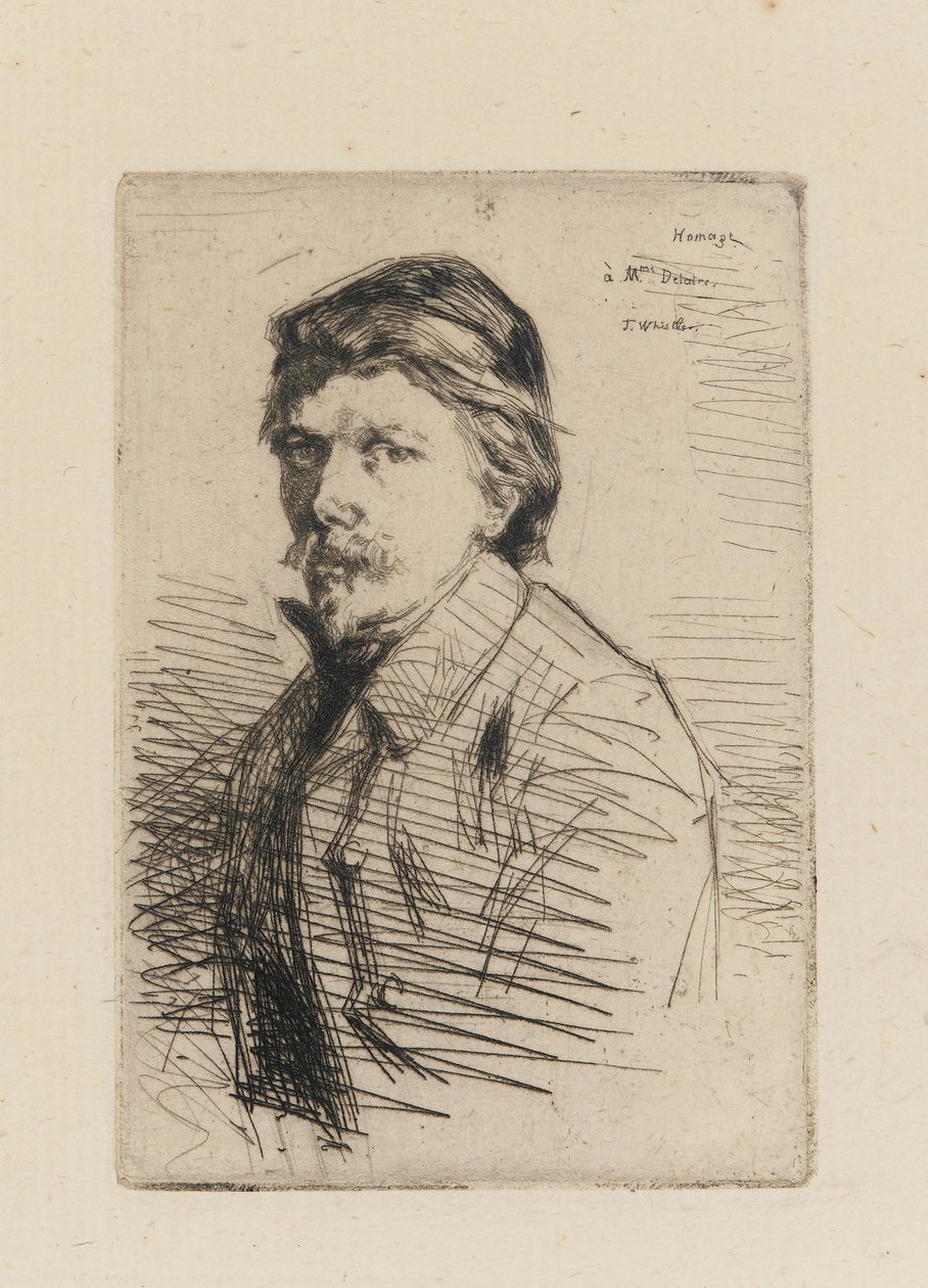 Auguste Delatre autorstwa James Abbott McNeill Whistler