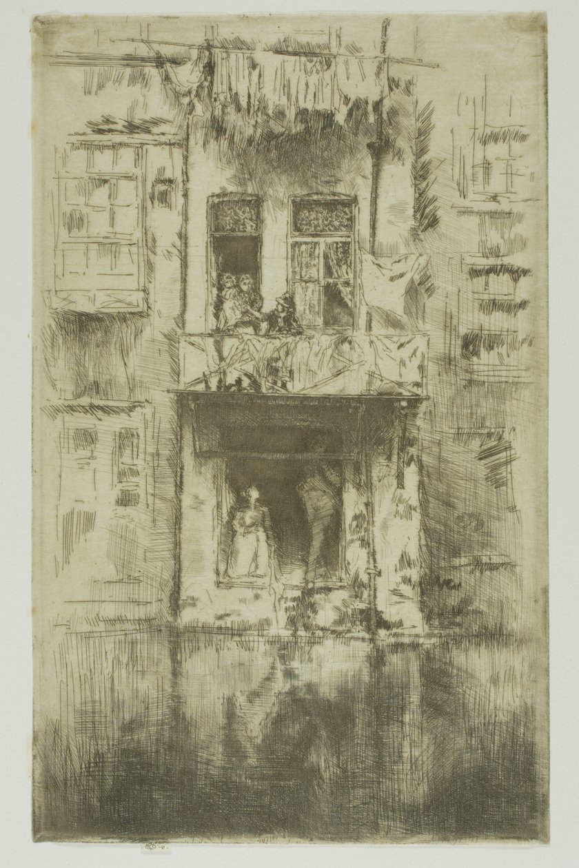 Balkon, Amsterdam autorstwa James Abbott McNeill Whistler