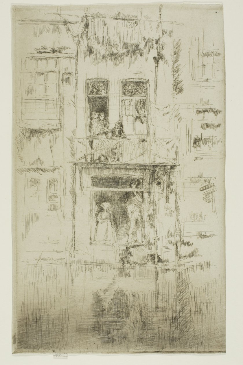 Balkon, Amsterdam autorstwa James Abbott McNeill Whistler