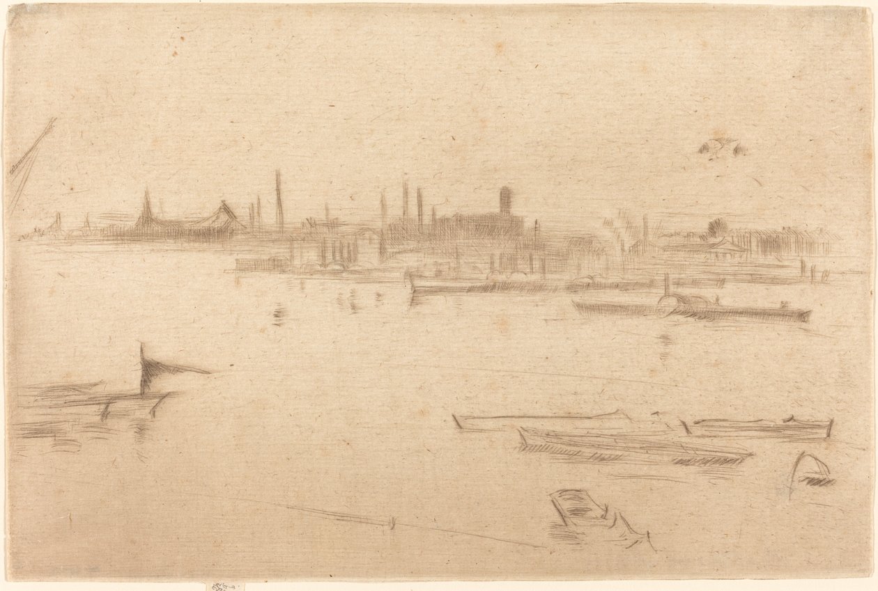 Battersea: Świt autorstwa James Abbott McNeill Whistler