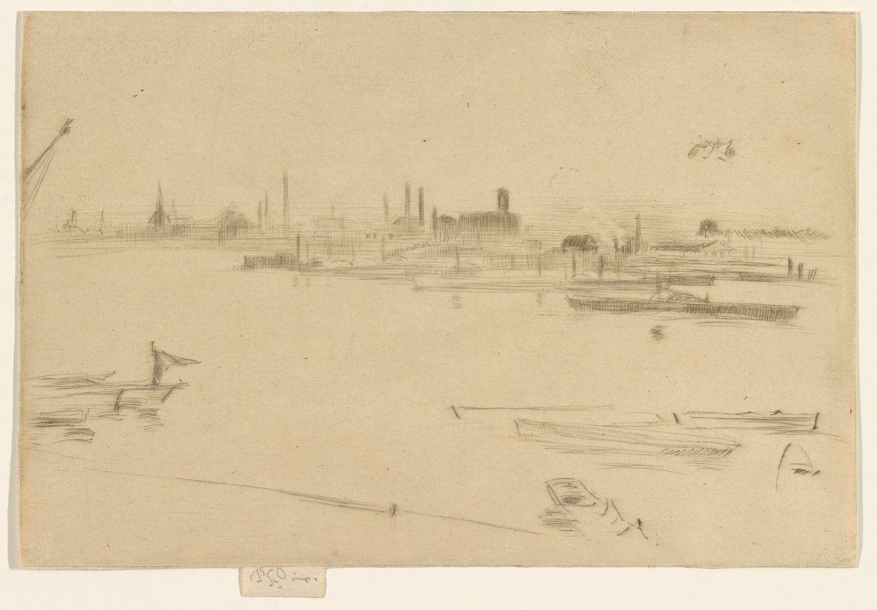 Battersea Poranek autorstwa James Abbott McNeill Whistler