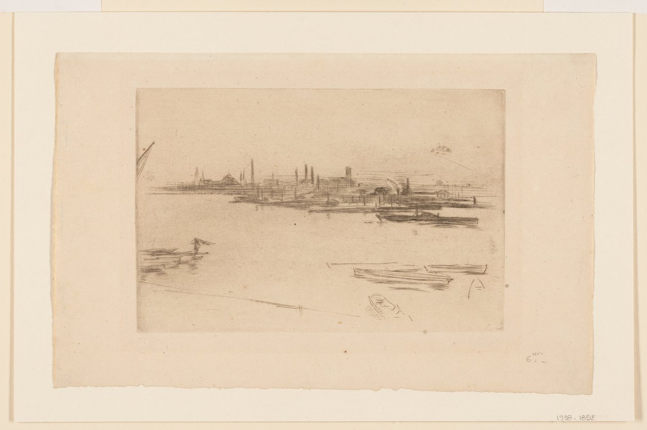 Battersea Poranek autorstwa James Abbott McNeill Whistler