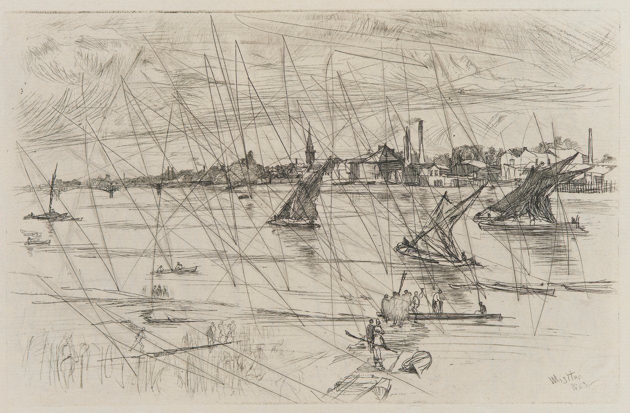 Zasięg Battersea autorstwa James Abbott McNeill Whistler