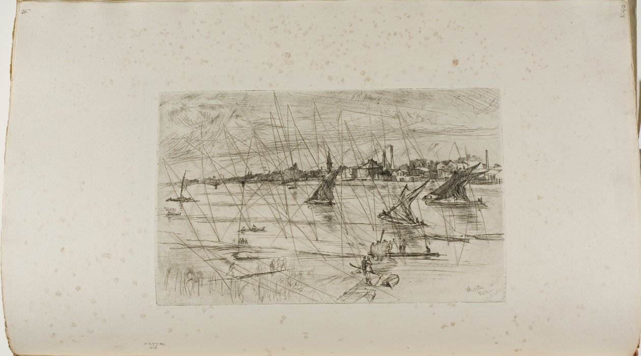 Zasięg Battersea autorstwa James Abbott McNeill Whistler