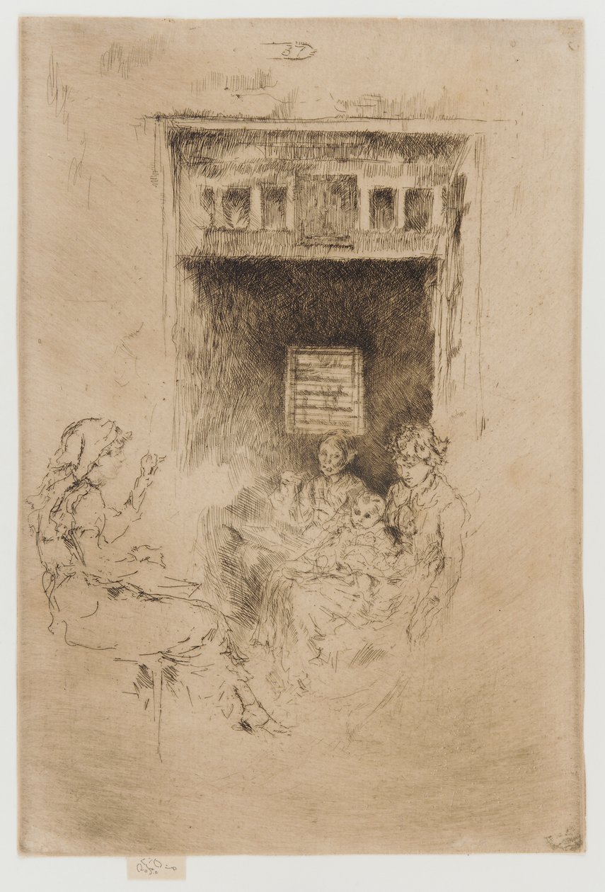 Koraliki policzkowe autorstwa James Abbott McNeill Whistler