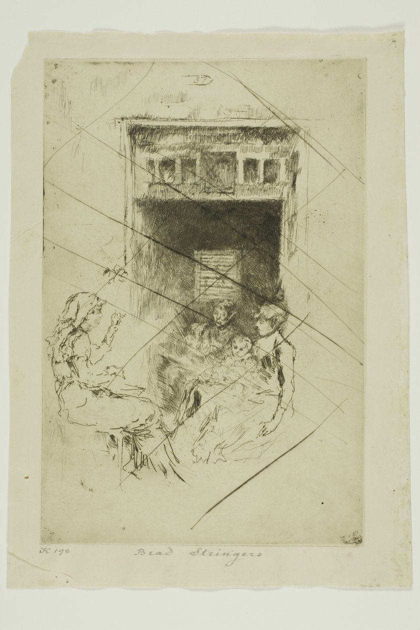 Koraliki policzkowe autorstwa James Abbott McNeill Whistler