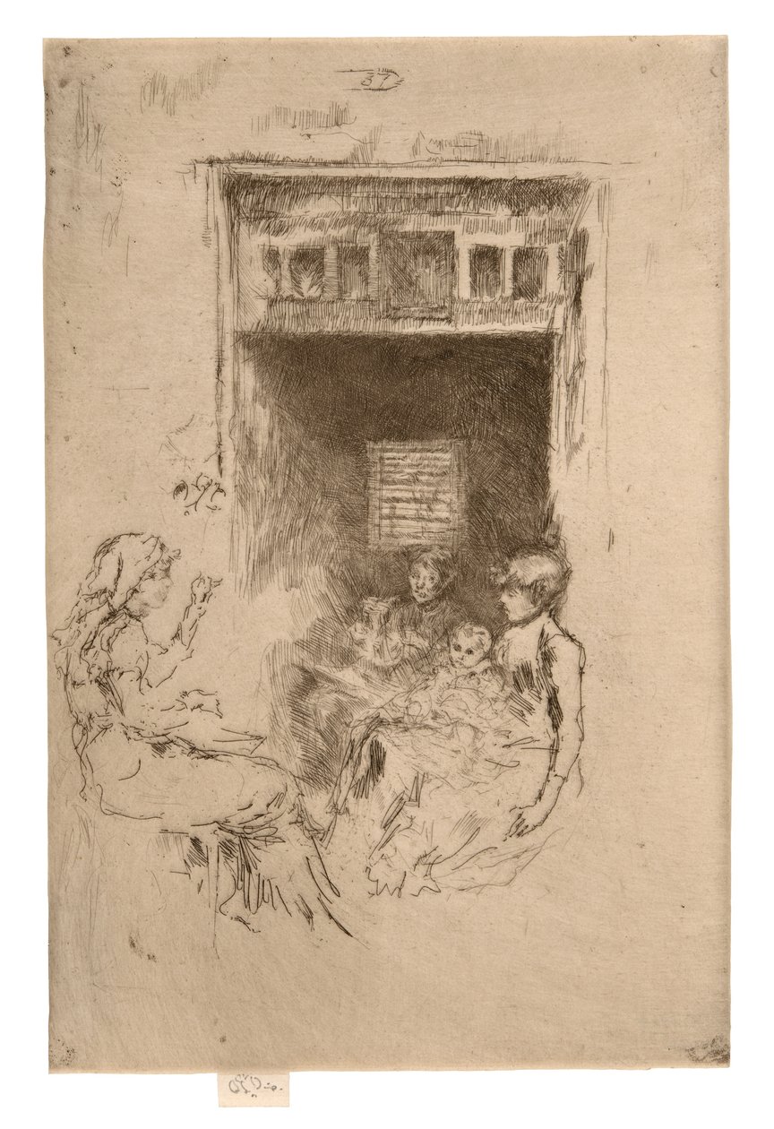 Nawlekacze koralików autorstwa James McNeill Whistler