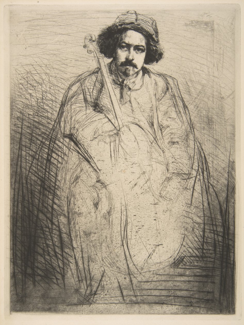 Becquet (J. Becquet, rzeźbiarz) autorstwa James McNeill Whistler