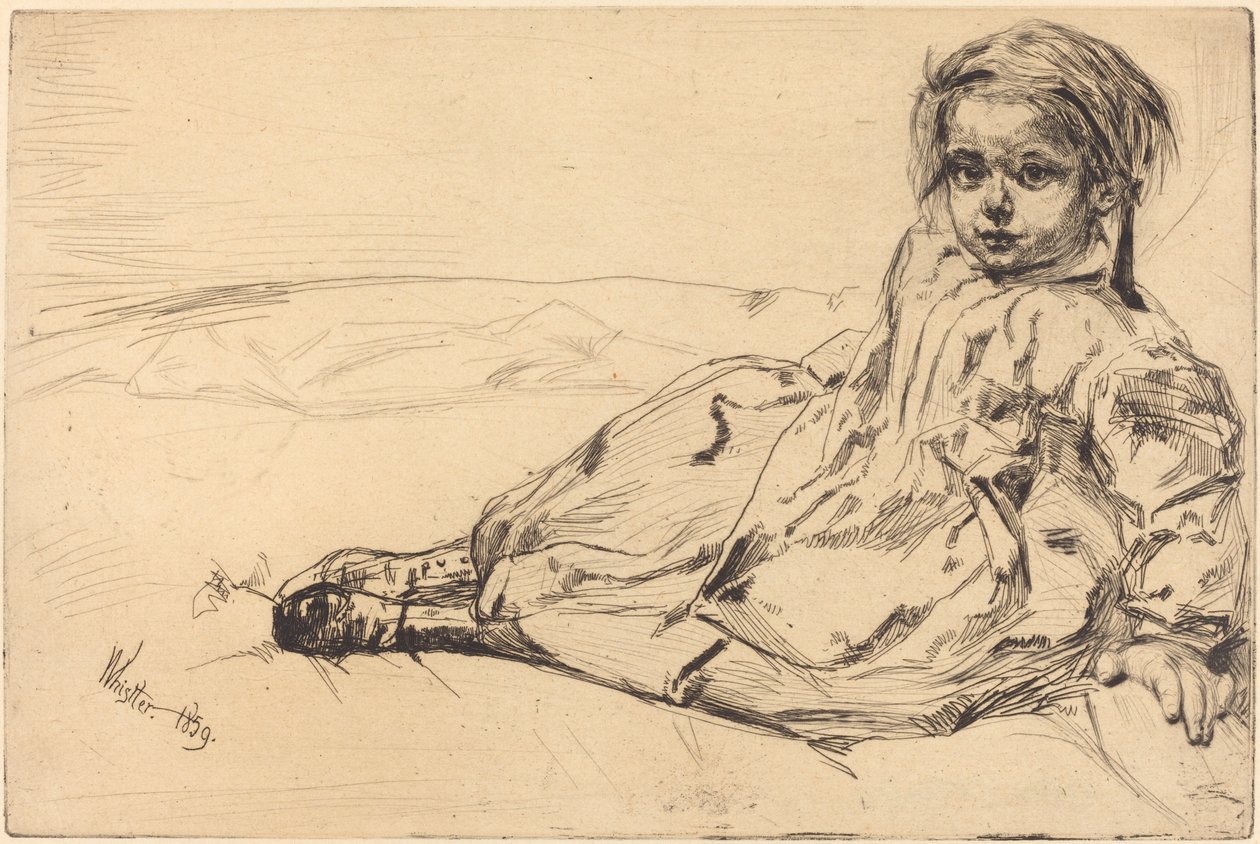 Bibi Valentin autorstwa James Abbott McNeill Whistler