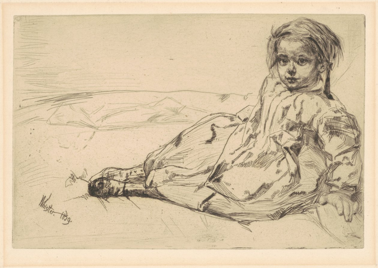 Bibi Valentin autorstwa James Abbott McNeill Whistler