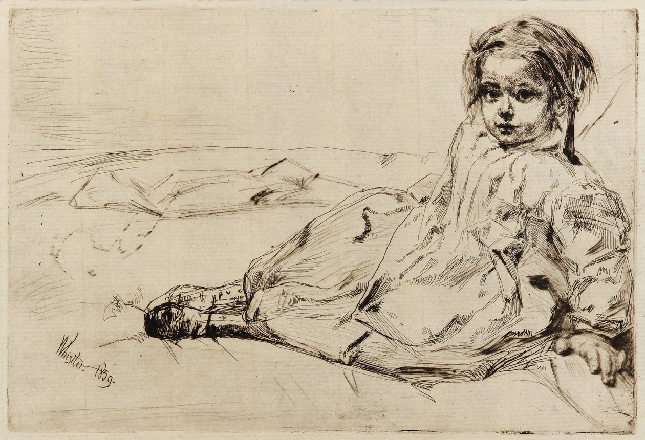 Bibi Valentin autorstwa James Abbott McNeill Whistler