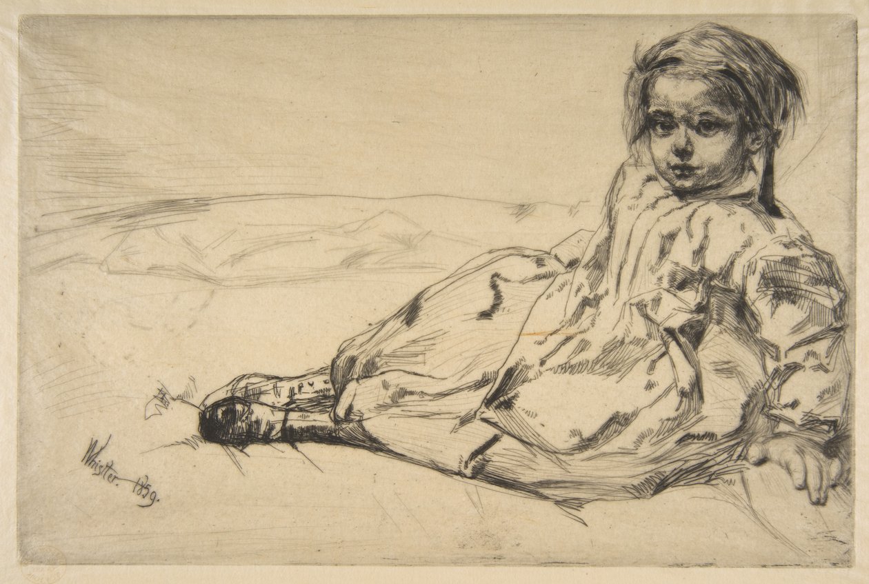 Bibi Valentin autorstwa James McNeill Whistler