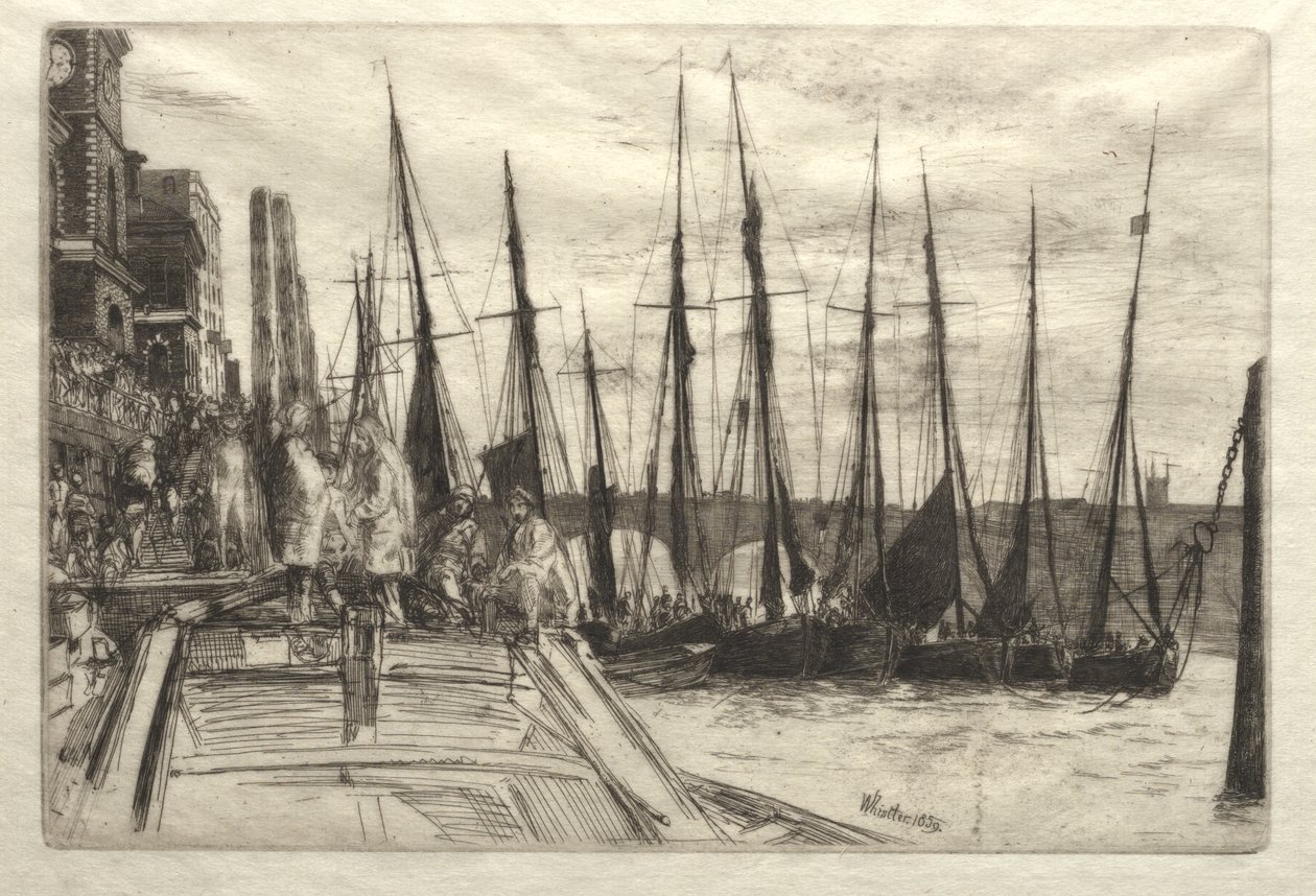 Billingsgate autorstwa James McNeill Whistler
