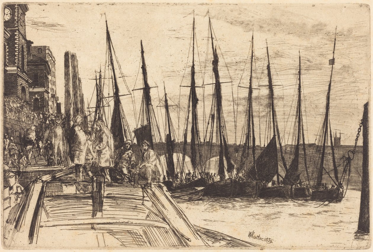 Billingsgate autorstwa James McNeill Whistler