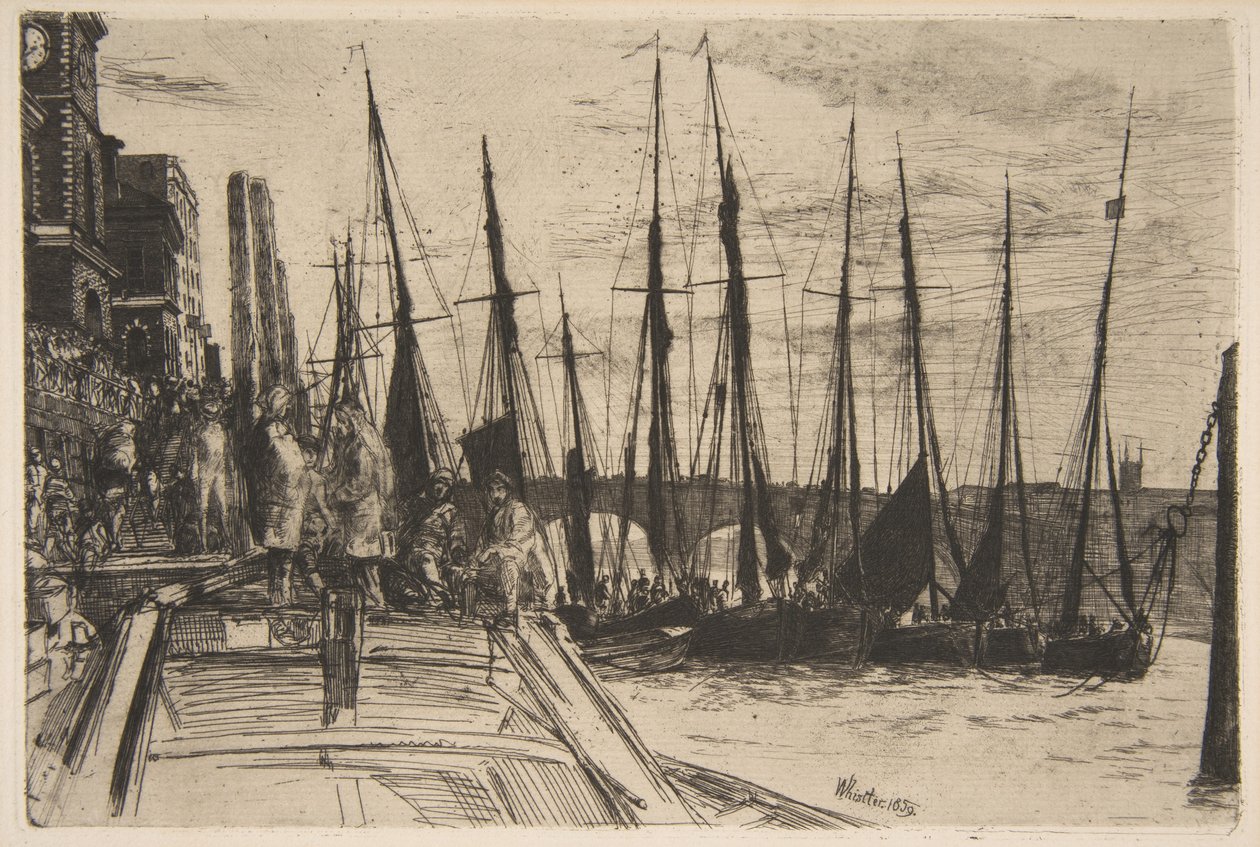 Billingsgate autorstwa James McNeill Whistler