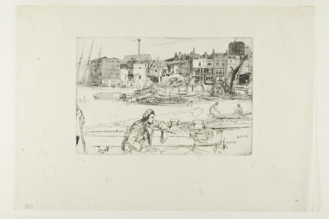 Nabrzeże Czarnego Lwa autorstwa James McNeill Whistler