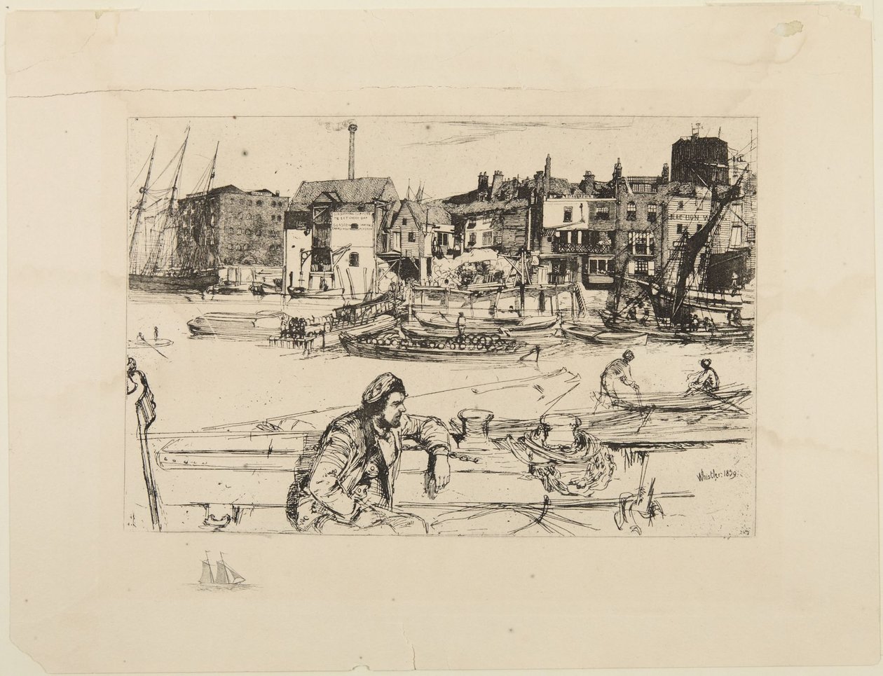 Nabrzeże Czarnego Lwa autorstwa James McNeill Whistler
