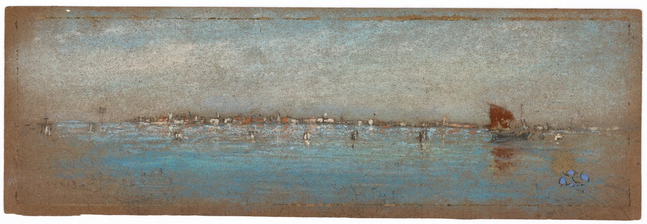 Niebieski i srebrny — Wyspy, Wenecja autorstwa James Abbott McNeill Whistler