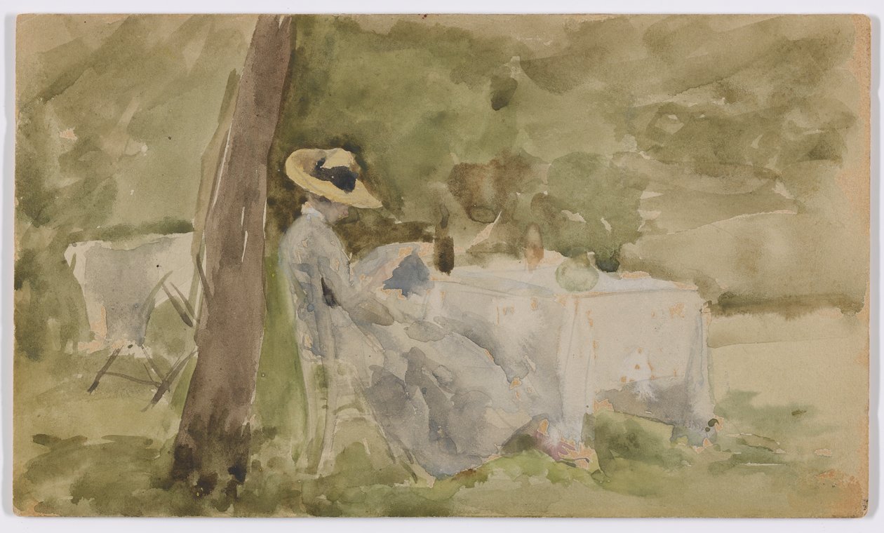 Śniadanie w ogrodzie autorstwa James Abbott McNeill Whistler