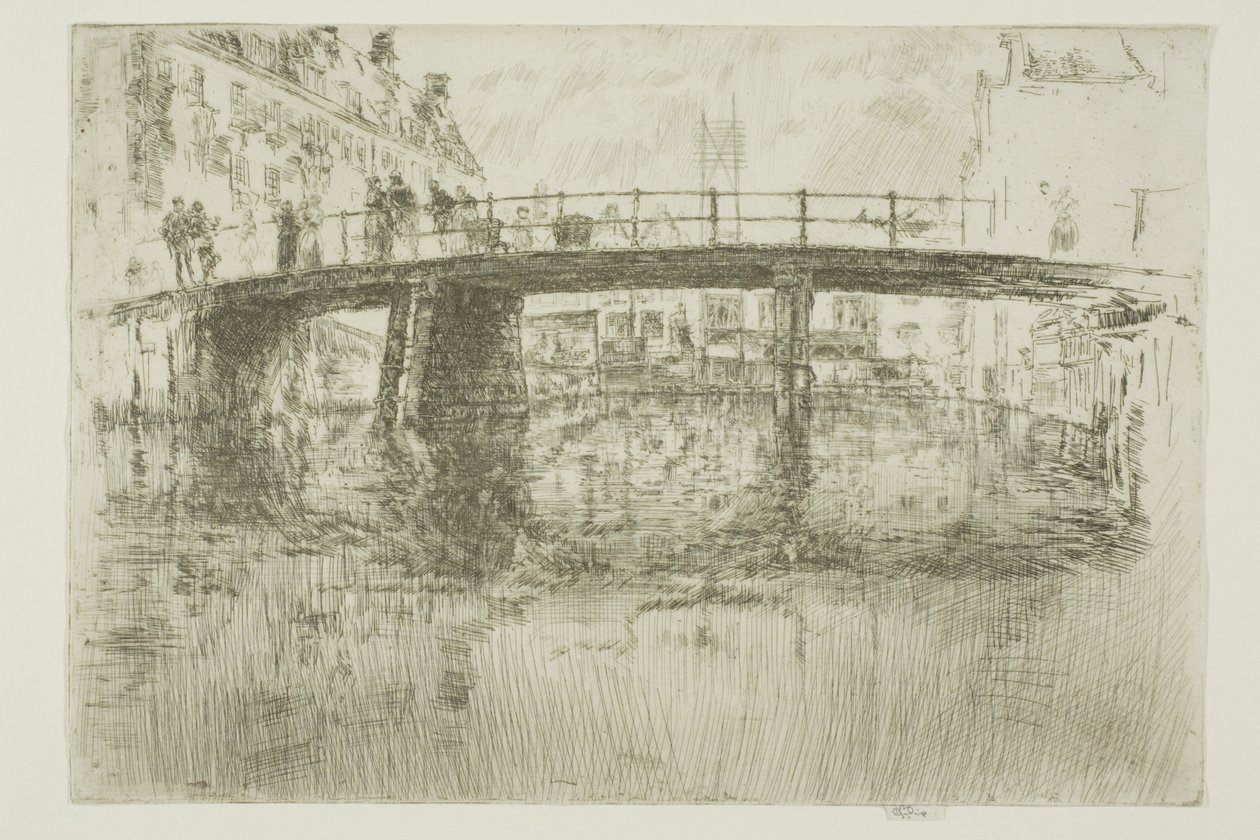 Most, Amsterdam autorstwa James Abbott McNeill Whistler