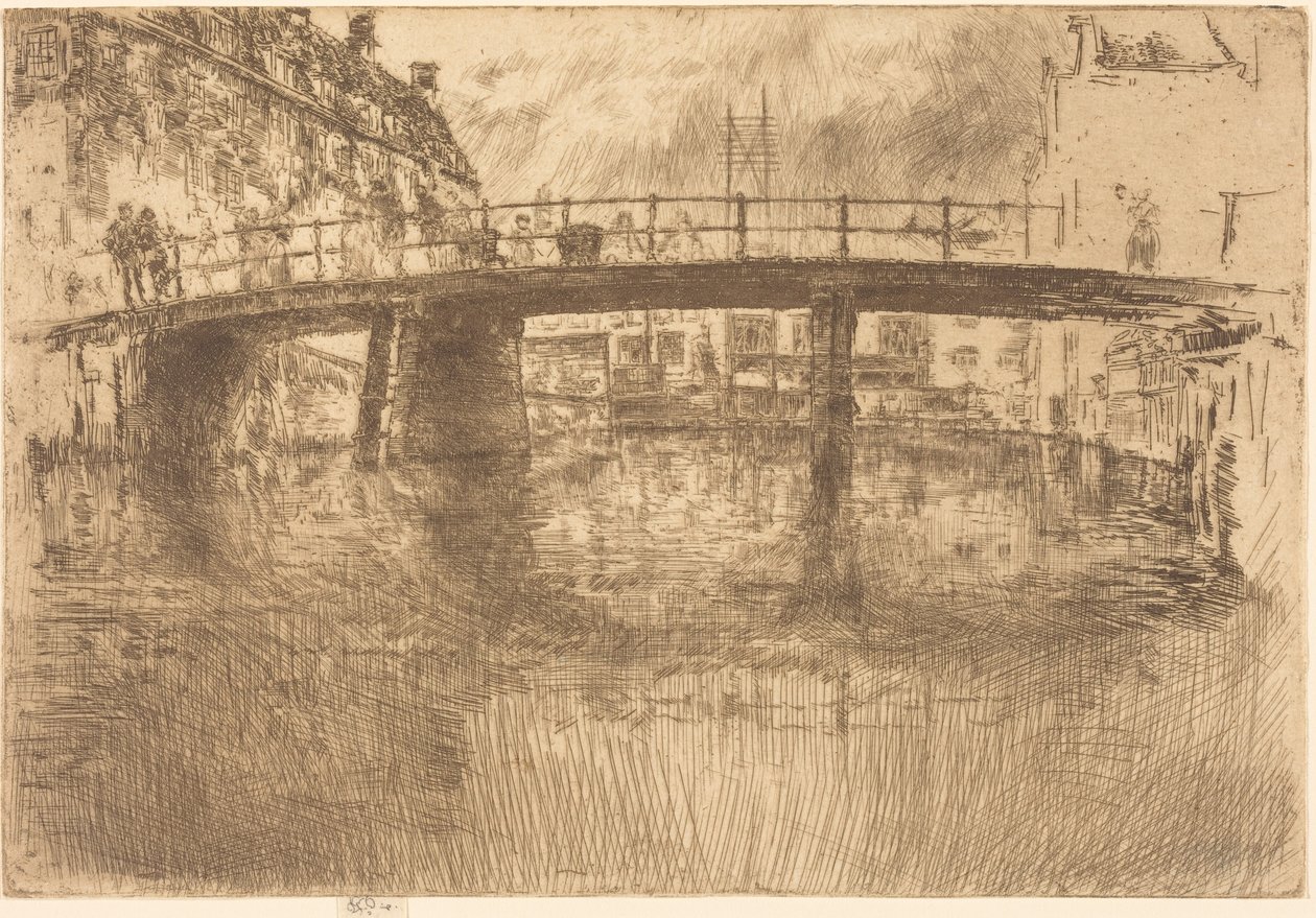 Bridge, Amsterdam autorstwa James McNeill Whistler