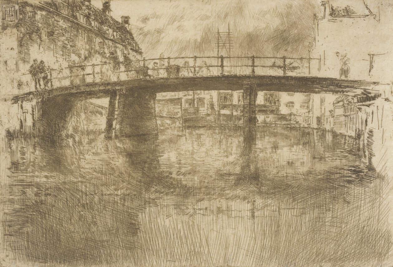 Most, Amsterdam autorstwa James McNeill Whistler