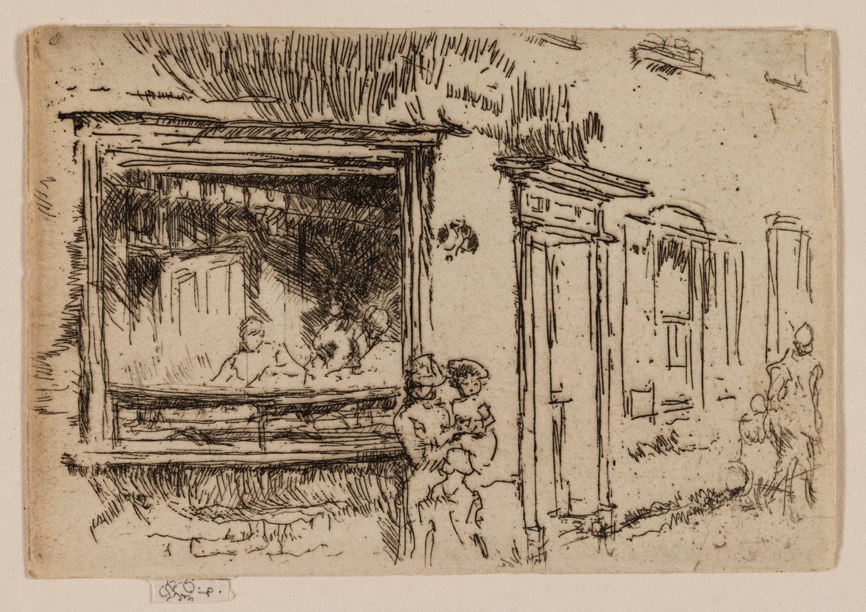 Sklep mięsny, Sandwich, Kent autorstwa James McNeill Whistler