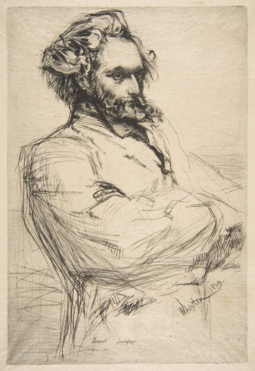 C.L. Drouet, rzeźbiarz autorstwa James McNeill Whistler