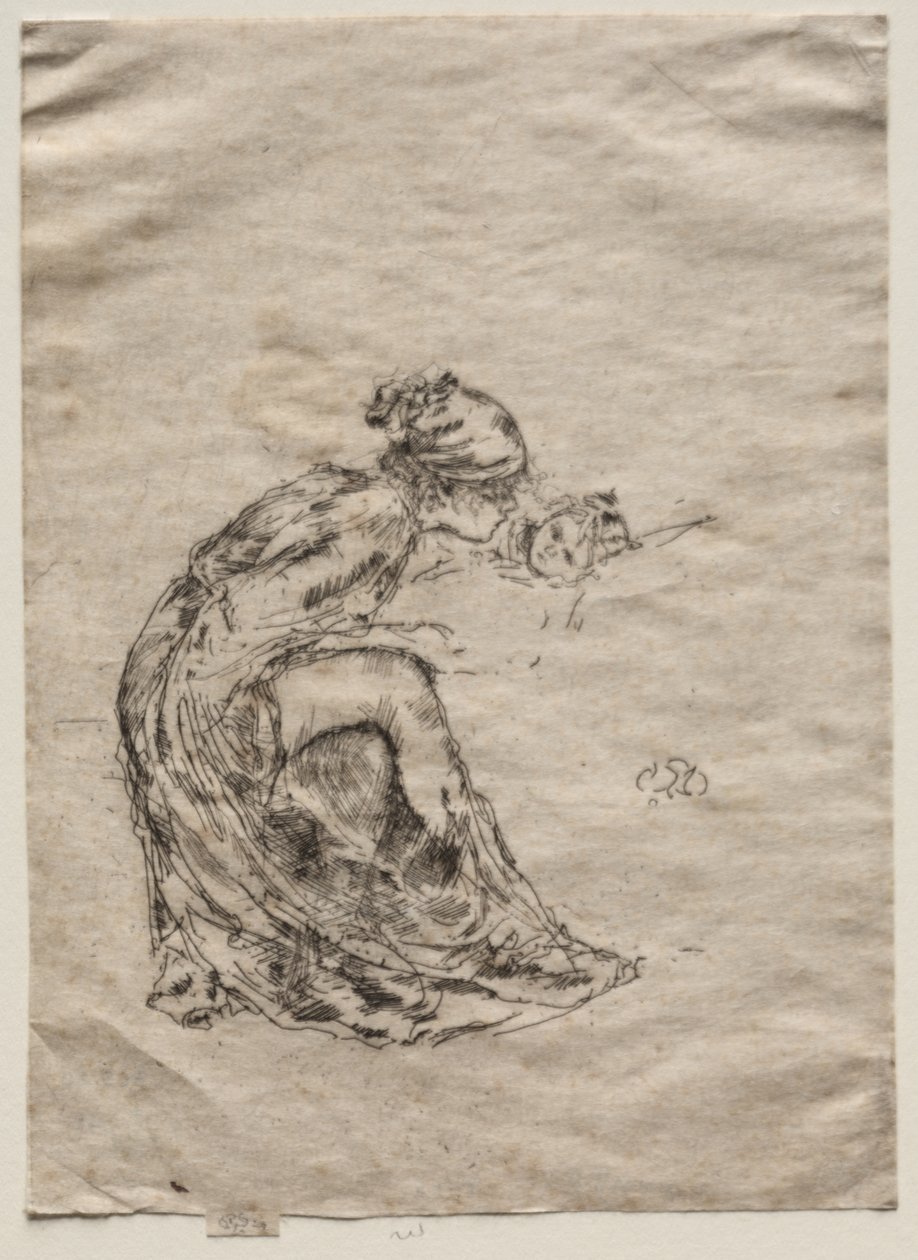 Cameo, nr 1 (Matka i dziecko) autorstwa James McNeill Whistler