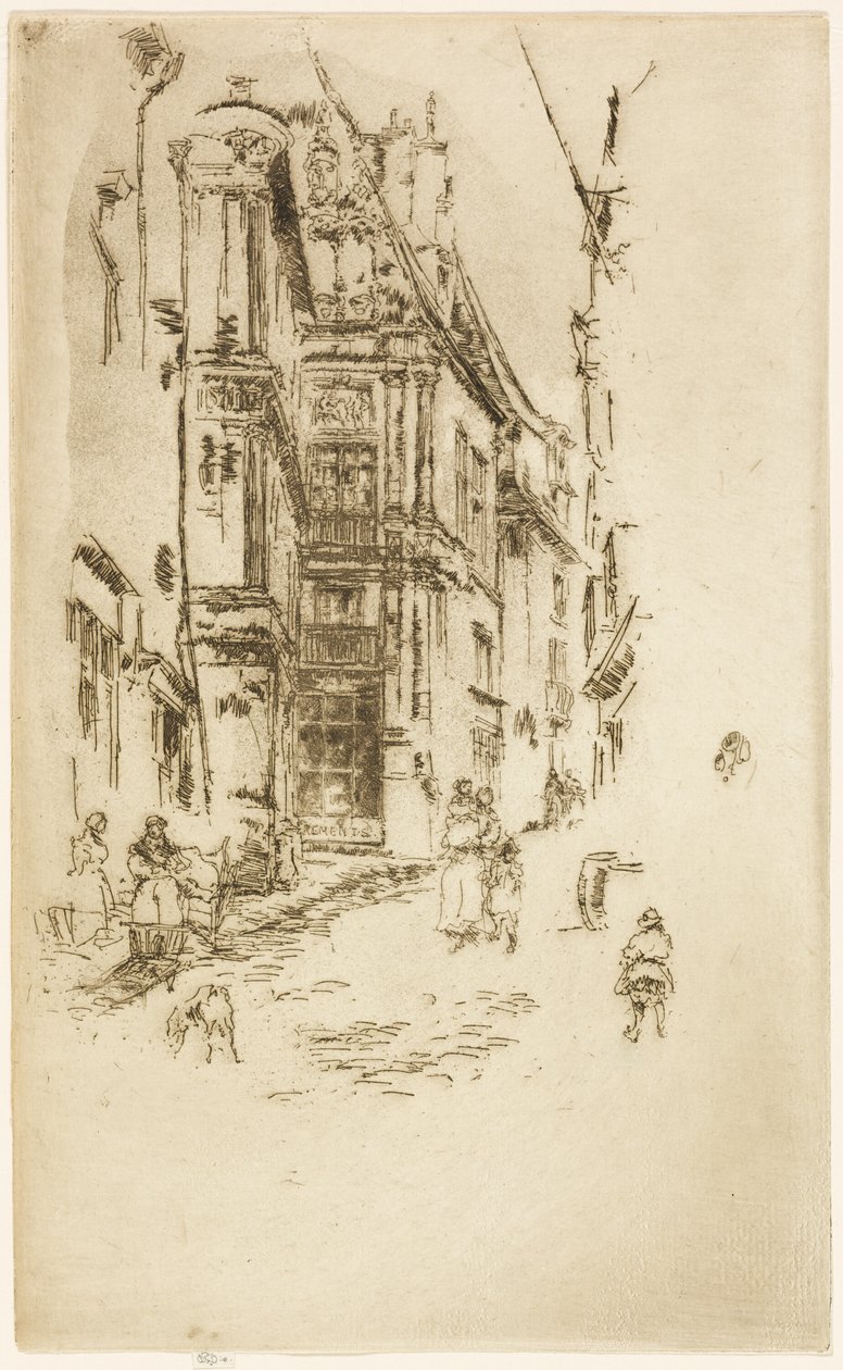 Kancelaria, Loches autorstwa James Abbott McNeill Whistler