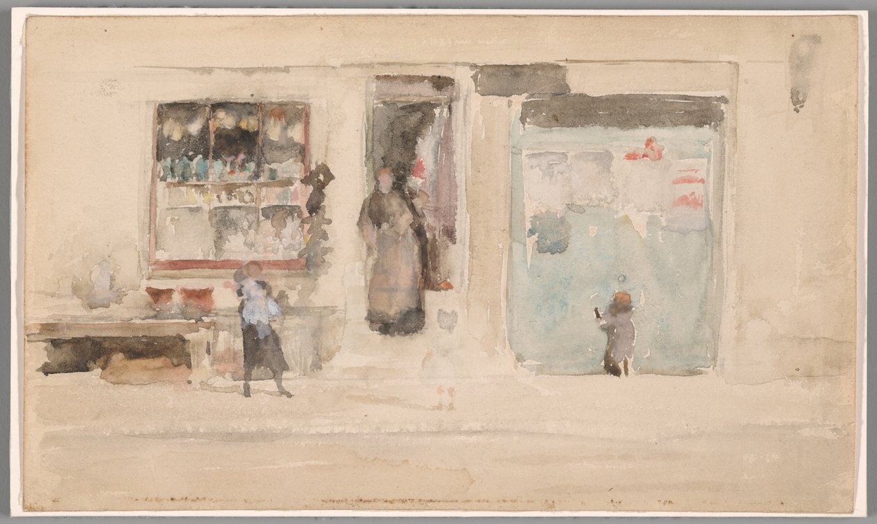 Sklep Chelsea autorstwa James McNeill Whistler