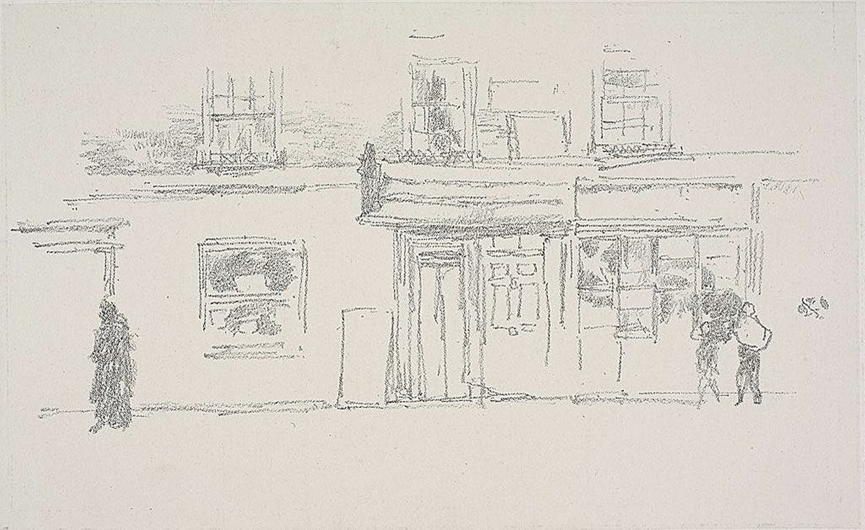 Sklepy Chelsea autorstwa James Abbott McNeill Whistler
