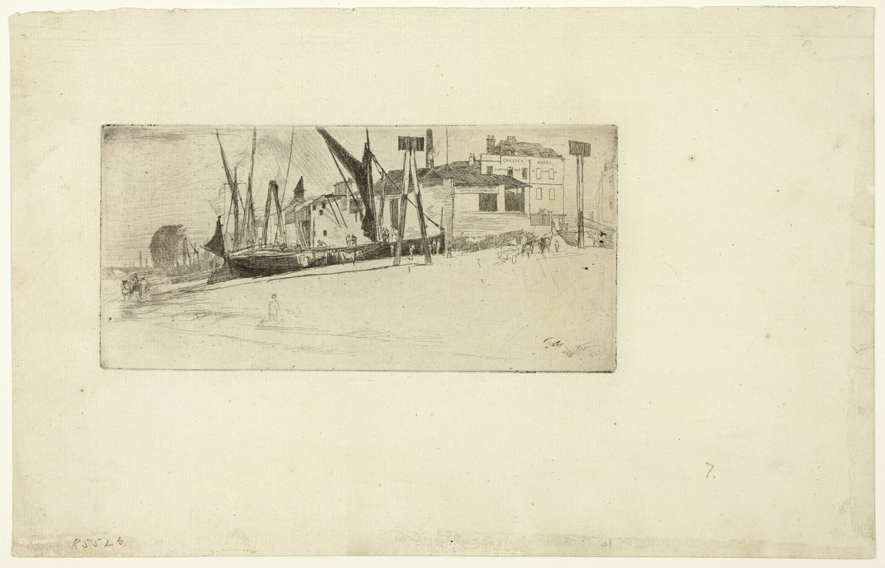 Chelsea Wharf autorstwa James Abbott McNeill Whistler