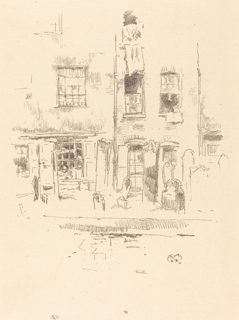 Cmentarz autorstwa James Abbott McNeill Whistler